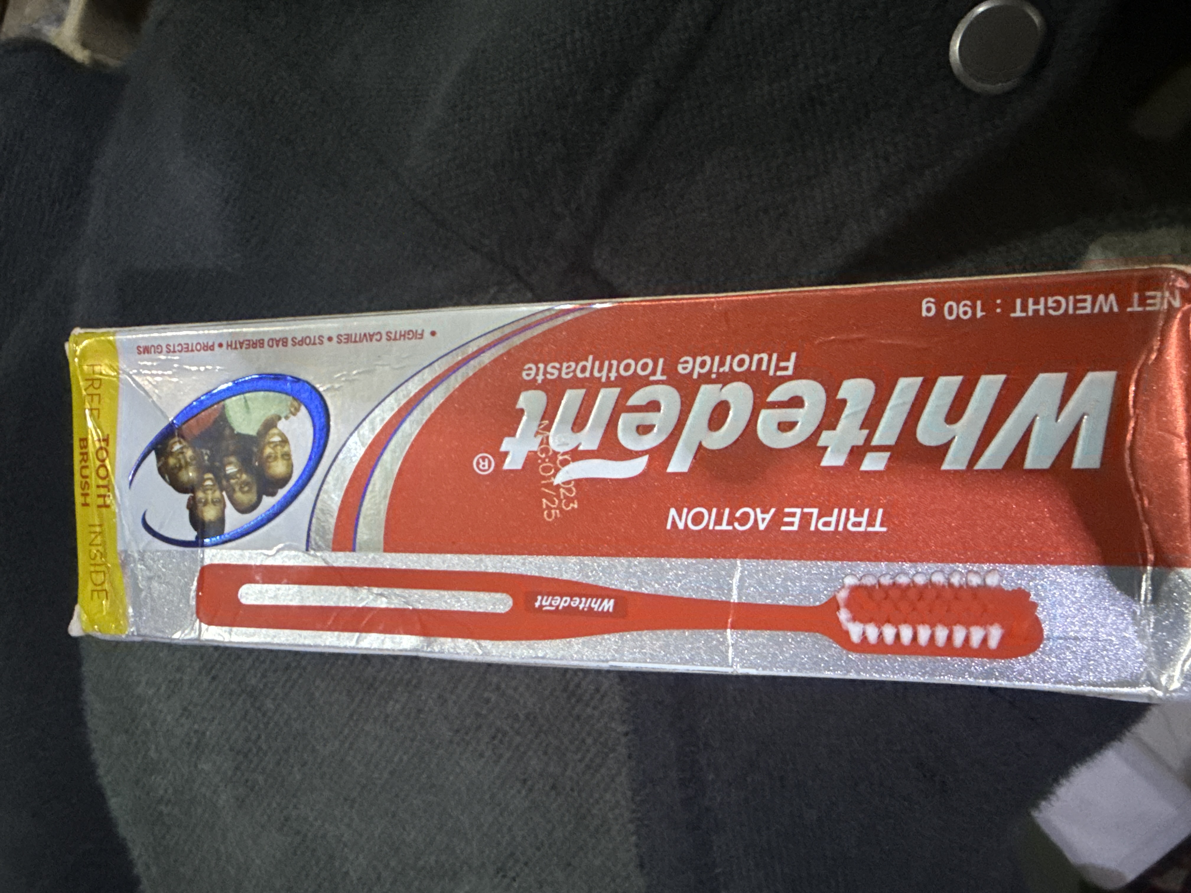 Whitedent nguvu tatu-190g